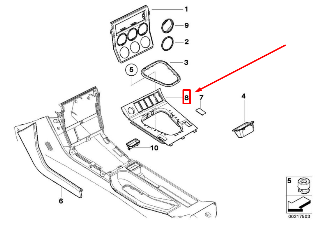 new bmw z3 e36 storage compartment bottom cover 2491397 51162491397 original