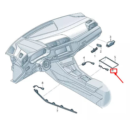 NEW AUDI Q3 F3 LED COURTESY LIGHT 83A947355