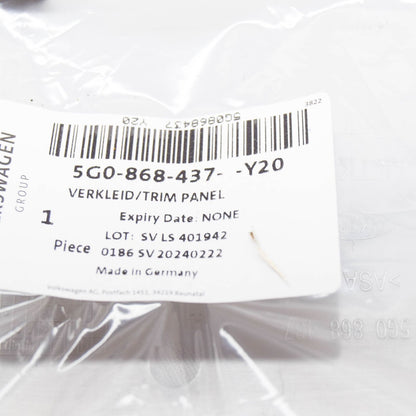 NEW VW GOLF MK7 INTERIOR REAR VIEW MIRROR COVER 5G0868437Y20 ORIGINAL