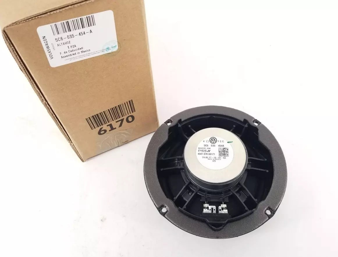 NEW VOLKSWAGEN JETTA A6 FRONT DOOR BASS LOUDSPEAKER 5C6035454A ORIGINAL