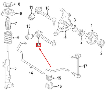 NEW MERCEDES-BENZ C W204 AMG FRONT LEFT LOWER CONTROL ARM A2043304911