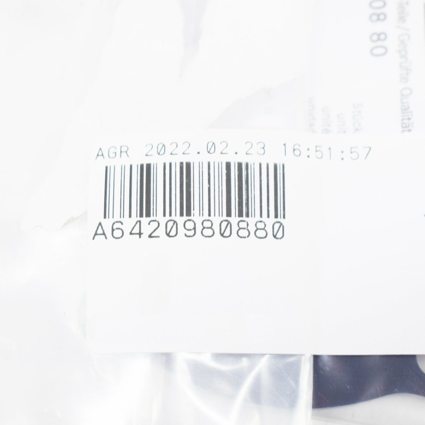 NEW MERCEDES-BENZ VITO W639 THROTTLE HOUSING GASKET A6420980880 ORIGINAL