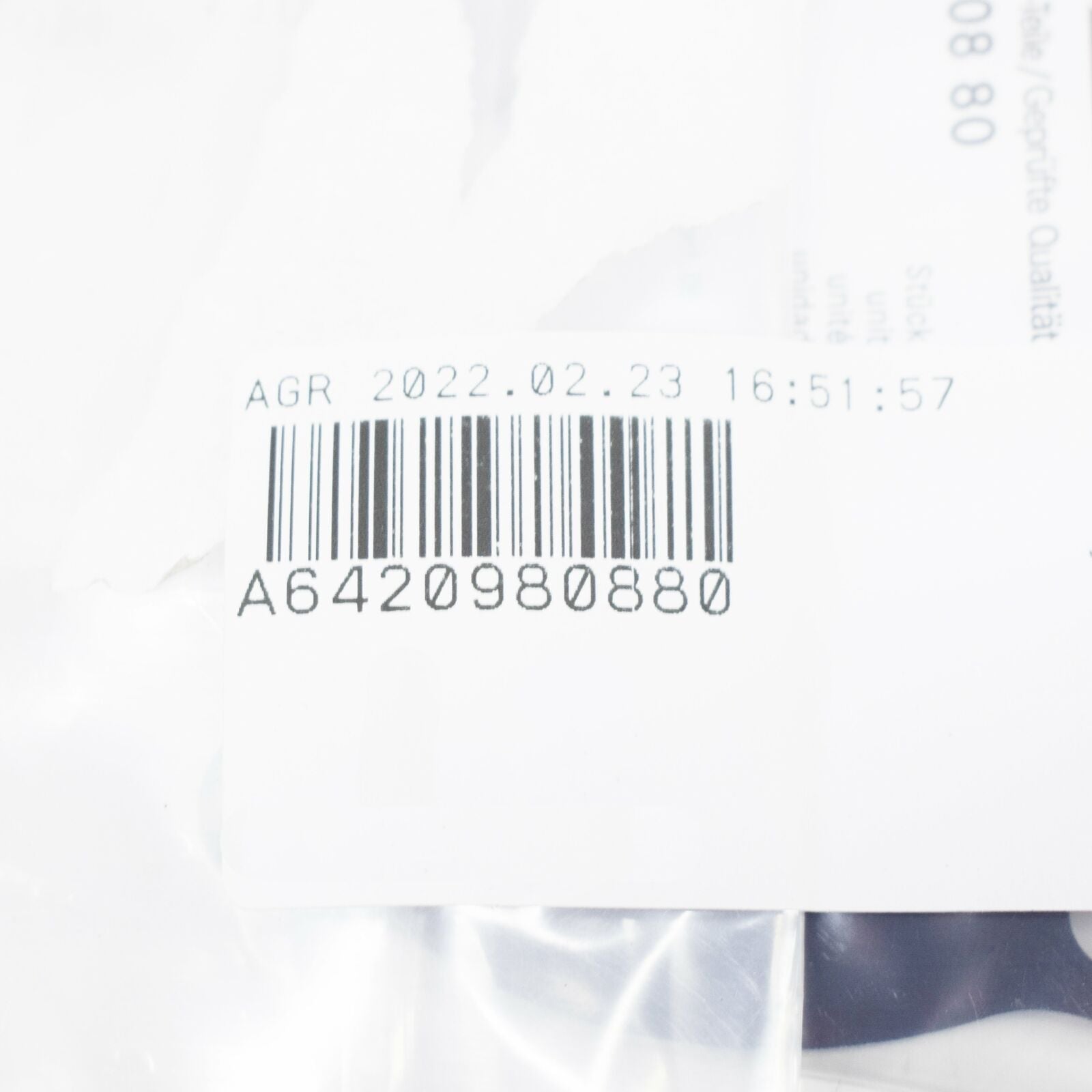 NEW MERCEDES-BENZ VITO W639 THROTTLE HOUSING GASKET A6420980880 ORIGINAL