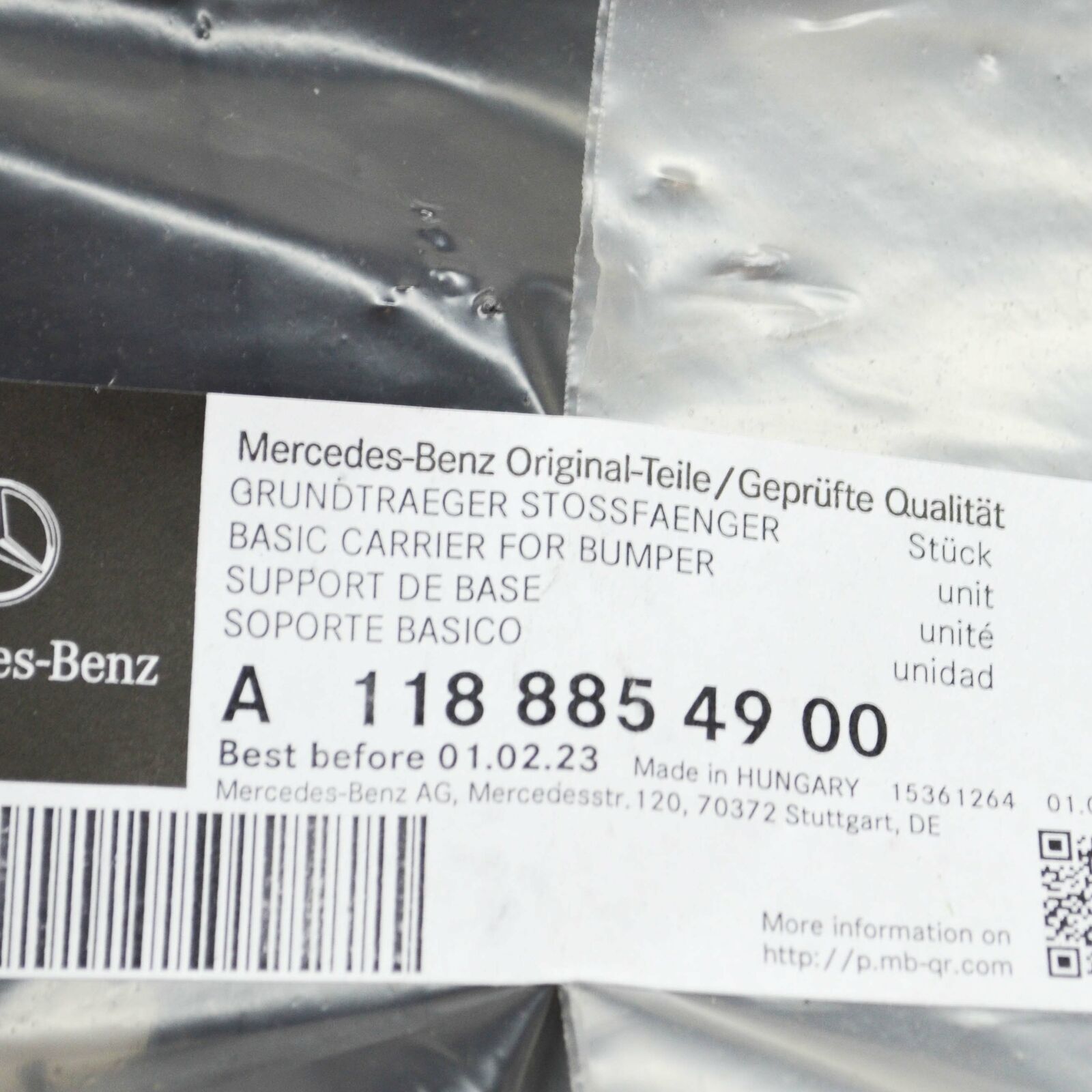 NEW MERCEDES-BENZ CLA COUPE C118 FRONT LEFT BUMPER BRACKET A1188854900 ORIGINAL