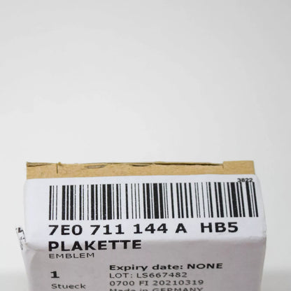 NEW VW TRANSPORTER T5 6 SPEED GEAR SHIFT KNOB BADGE 7E0711144AHB5 ORIGINAL