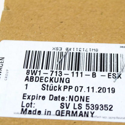 NEW AUDI A5 8W6 AUTO GEAR SHIFT LEVEL COVER TRIM LHD 8W1713111BESX