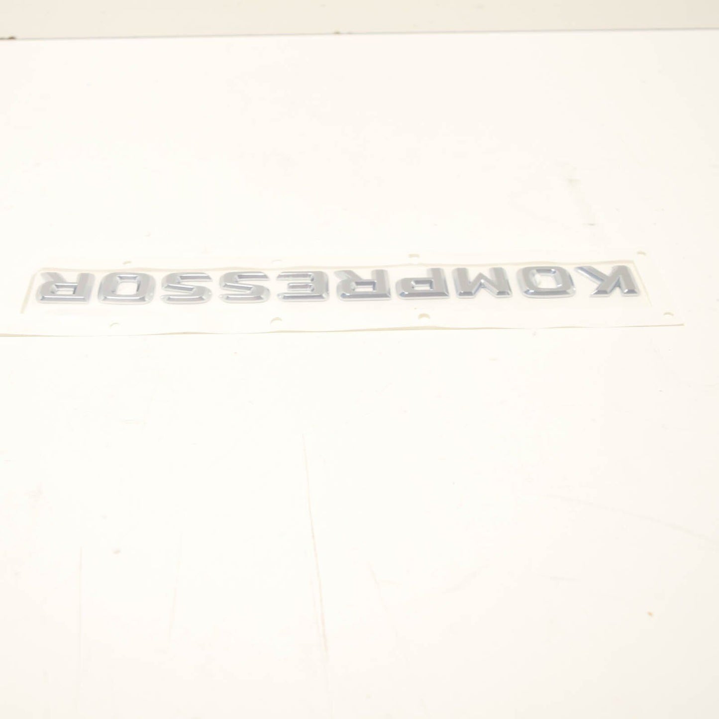 NEW MB SLK R170 TRUNK LID KOMPRESSOR CHROME BADGE A2038173015 ORIGINAL