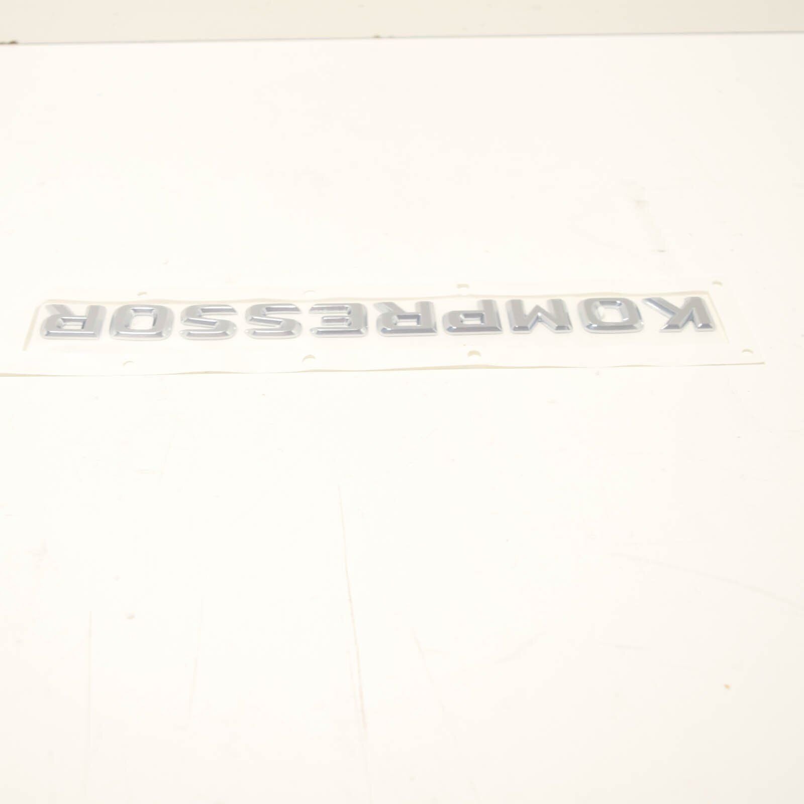 NEW MB SLK R170 TRUNK LID KOMPRESSOR CHROME BADGE A2038173015 ORIGINAL
