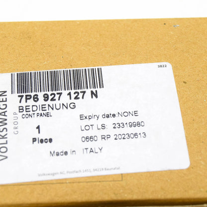 NEW VW TOUAREG 7P ECO START-STOP ESP CDC LOCK CONTROL PANEL 7P6927127N ORIGINAL