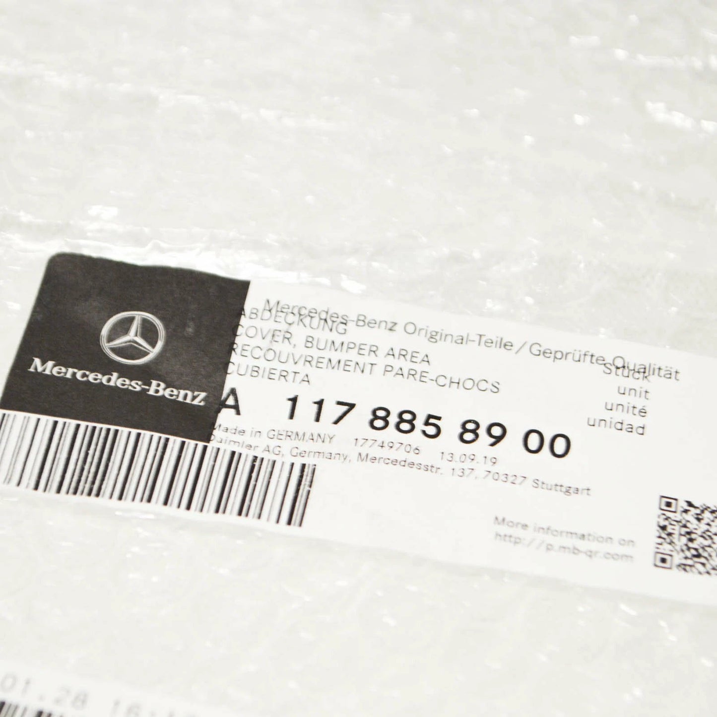 NEW MB CLA X117 FRONT BUMPER LEFT SIDE GRILLE A1178858900 ORIGINAL