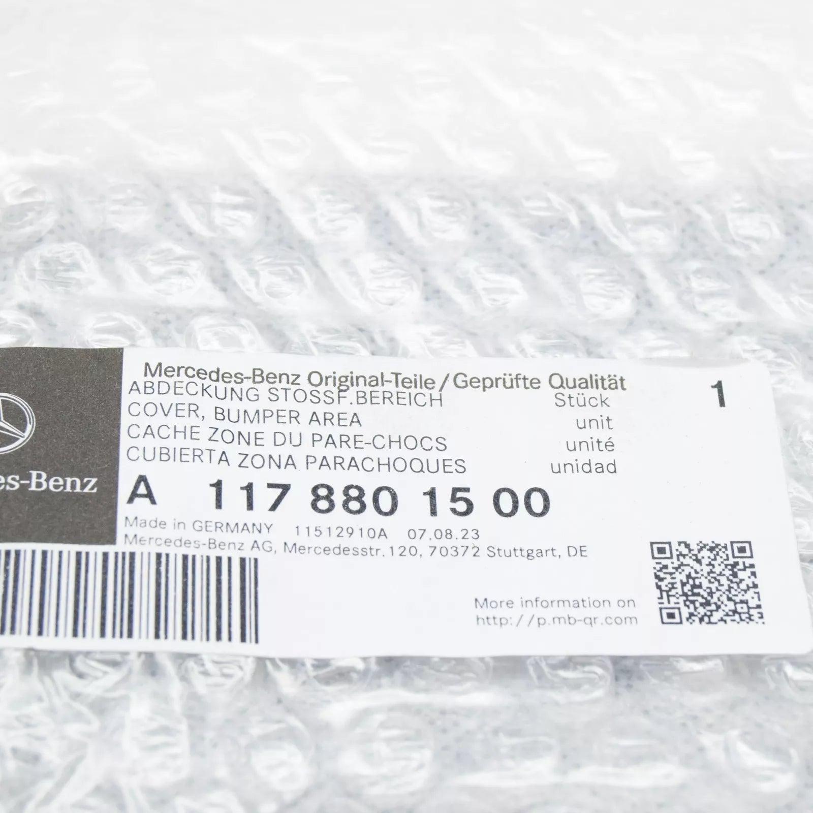 NEW MERCEDES-BENZ CLA COUPE C117 FRONT BUMPER LOWER GRILLE A1178801500 ORIGINAL