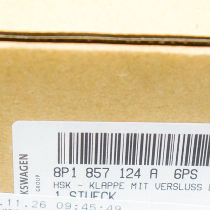 NEW AUDI A3 S3 8P GLOVE COMPARTMENT LID A CHROME TRIM 8P1857124A6PS LHD ORIGINAL