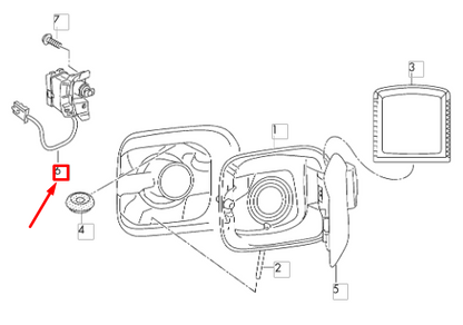 NEW VW GOLF 5G MK7 REAR RIGHT FUEL TANK COVER LOCK ACTUATOR 5C6810773K ORIGINAL