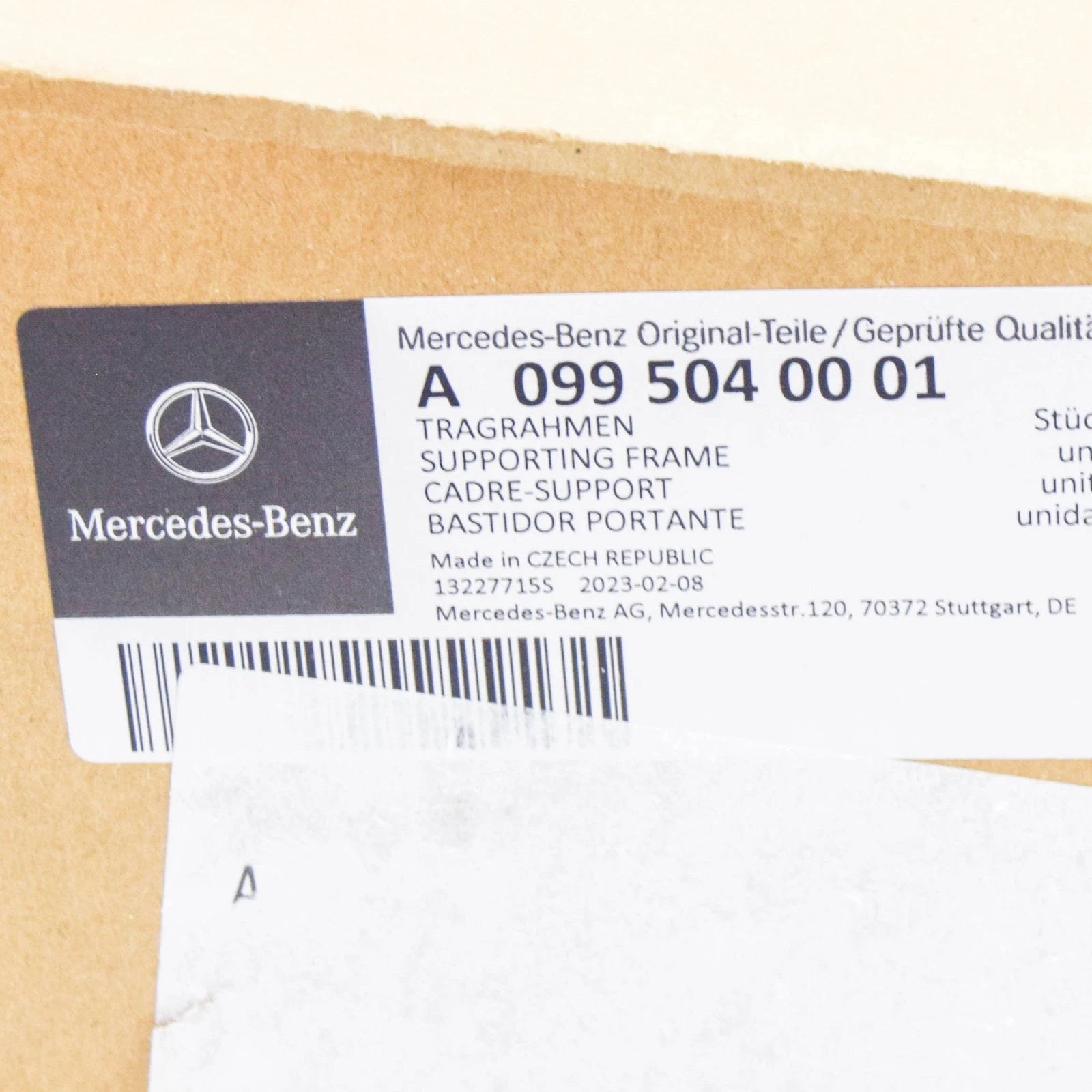 NEW MERCEDES-BENZ S W223 LEFT RADIATOR SUPPORT HOLDER A0995040001 ORIGINAL