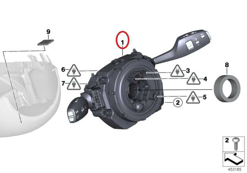 new bmw 2 f23 turn indicator mechanism 61319351140 9351140 original