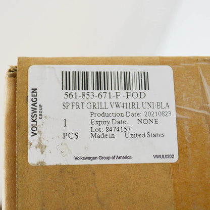 NEW VW PASSAT B8 FRONT BUMPER LOWER AIR GUIDE GRILLE 561853671FFOD ORIGINAL