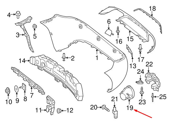 NEW MERCEDES-BENZ SLK R172 REAR RIGHT TAIL PIPE COVER A1724900527 ORIGINAL