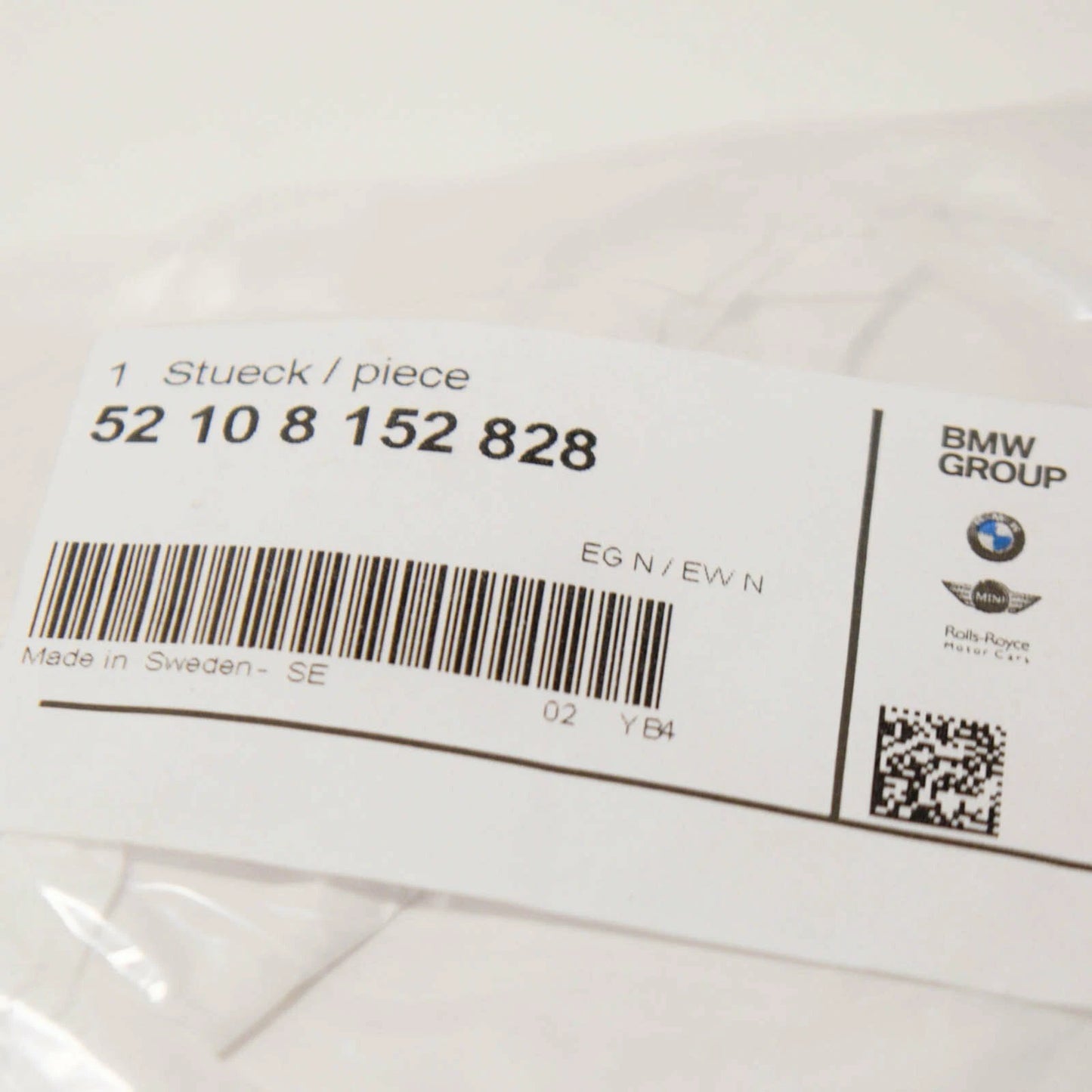 NEW BMW 8 E31 FRONT SEAT LEVER RIGHT CHROME 52108152828 8152828 ORIGINAL