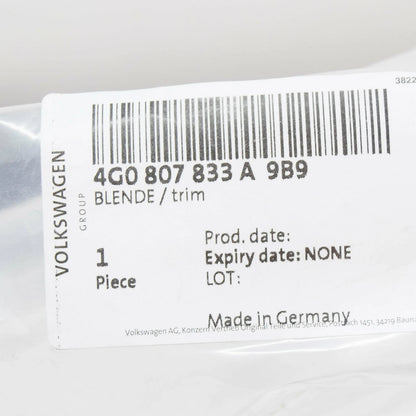 NEW AUDI A6 C7 REAR BUMPER DIFFUSER TRIM 4G0807833A9B9