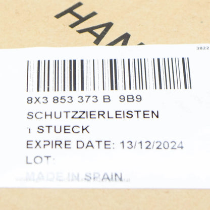 NEW AUDI A1 8X FRONT DOOR SILL TRIM STRIP INSERT S-LINE 8X3853373B9B9 ORIGINAL