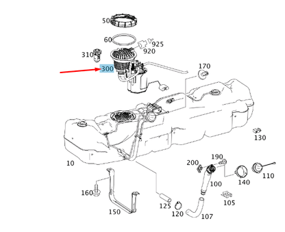 new mercedes-benz sprinter w906 fuel tank delivery module a9064703694 original