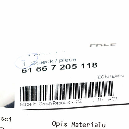 NEW BMW 5 F10 WINDOW WASHING SYSTEM NOZZLE ARRAY 7205118 61667205118 ORIGINAL