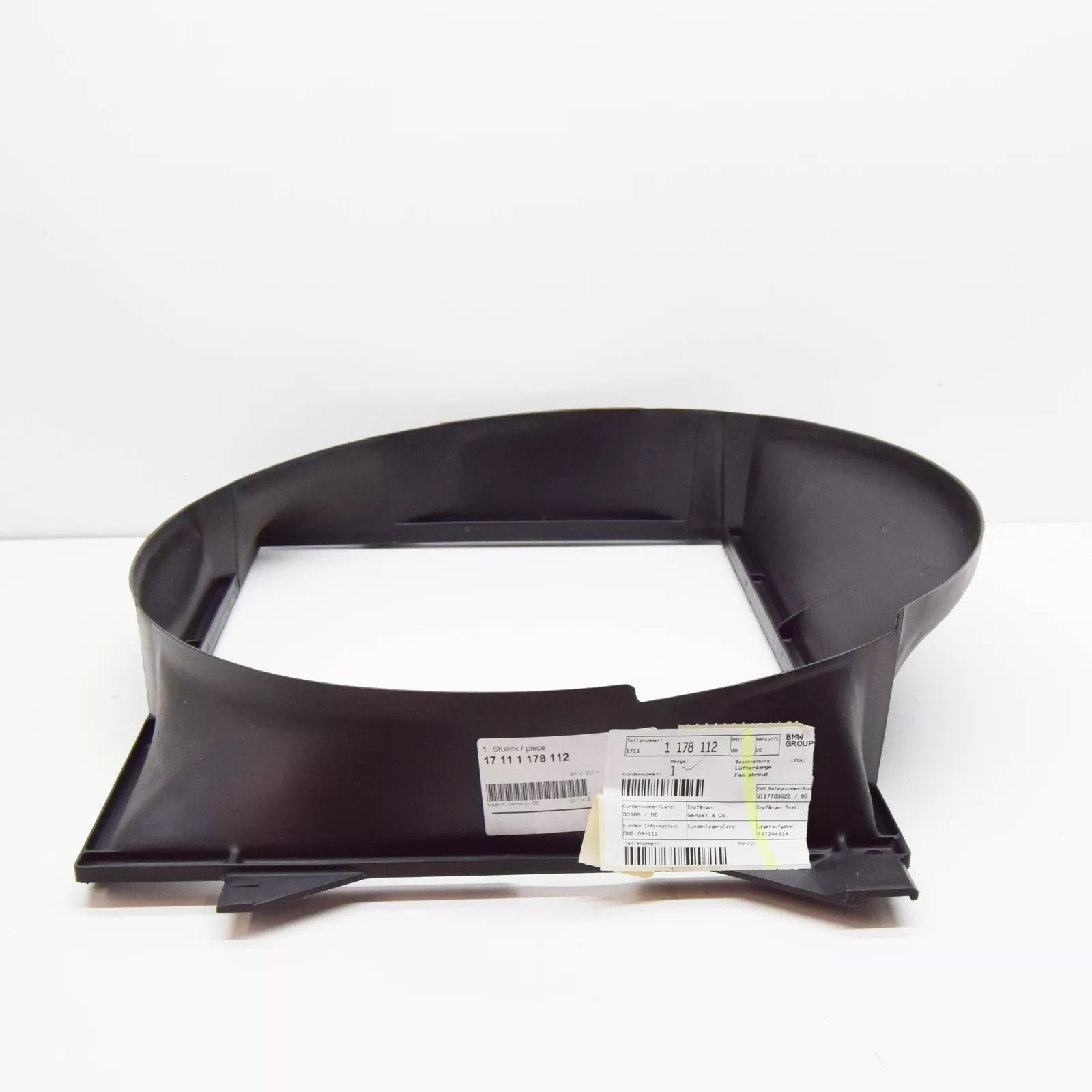 NEW BMW 5 E28 RADIATOR FAN SHROUD 17111178112 1178112 ORIGINAL
