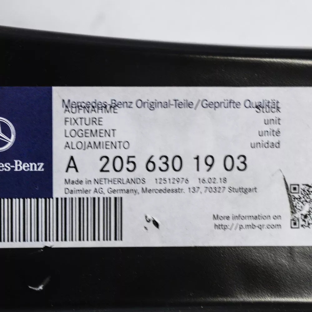 NEW MERCEDES-BENZ C W205 FIXTURE LOGEMENT A2056301903 ORIGINAL