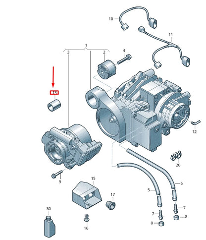 NEW VW TRANSPORTER VI T6 REAR FINAL DRIVE STONE CHIP GUARD 7E0525695A