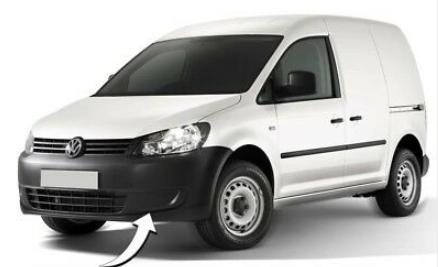 NEW VOLKSWAGEN CADDY 2K FRONT BUMPER LEFT LOWER GRILL TRIM 2K58536659B9 ORIGINAL