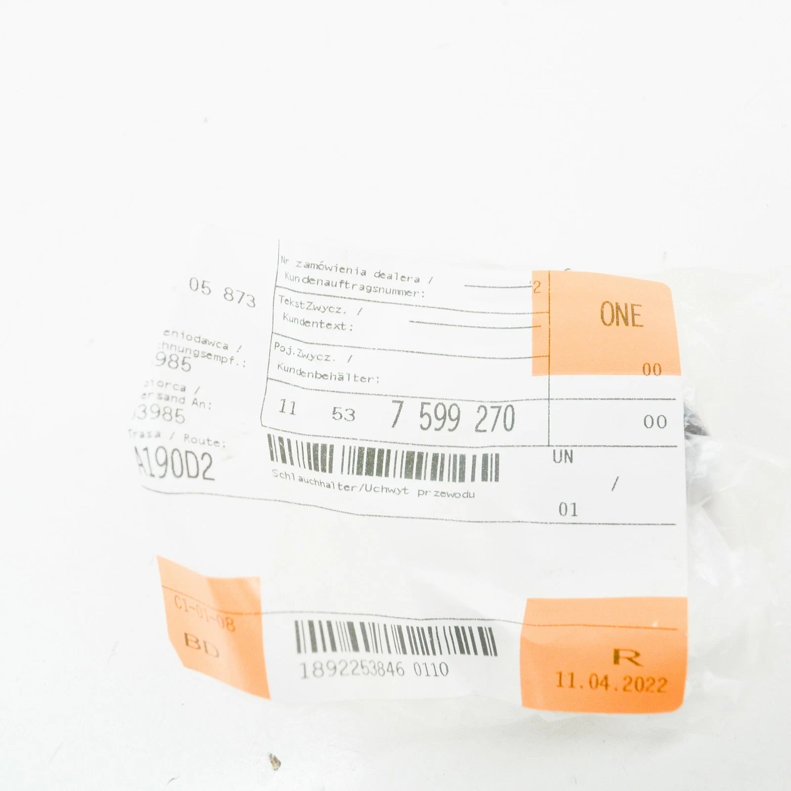 NEW BMW 1 F20 RADIATOR COOLING HOSE CLAMP 11537599270 7599270 ORIGINAL