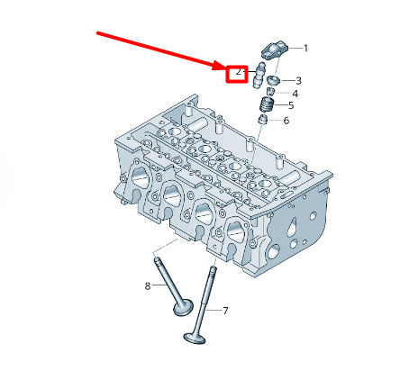 new volkswagen passat b8 3g hydraulic equalizing element 04e109423c original