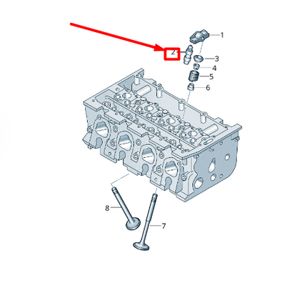 new volkswagen passat b8 3g hydraulic equalizing element 04e109423c original