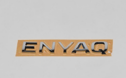 new skoda enyaq iv rear emblem badge 5le8536872zz original