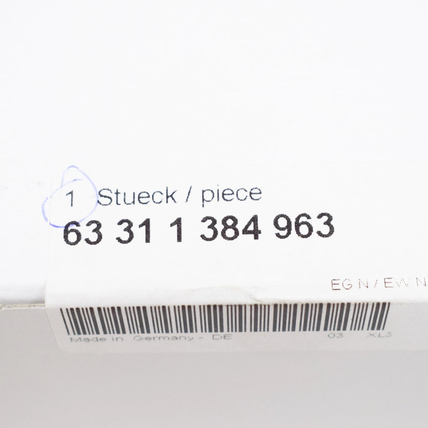 NEW BMW 5 E34 FRONT INTERIOR READING LIGHT 63311384963 1384963 ORIGINAL