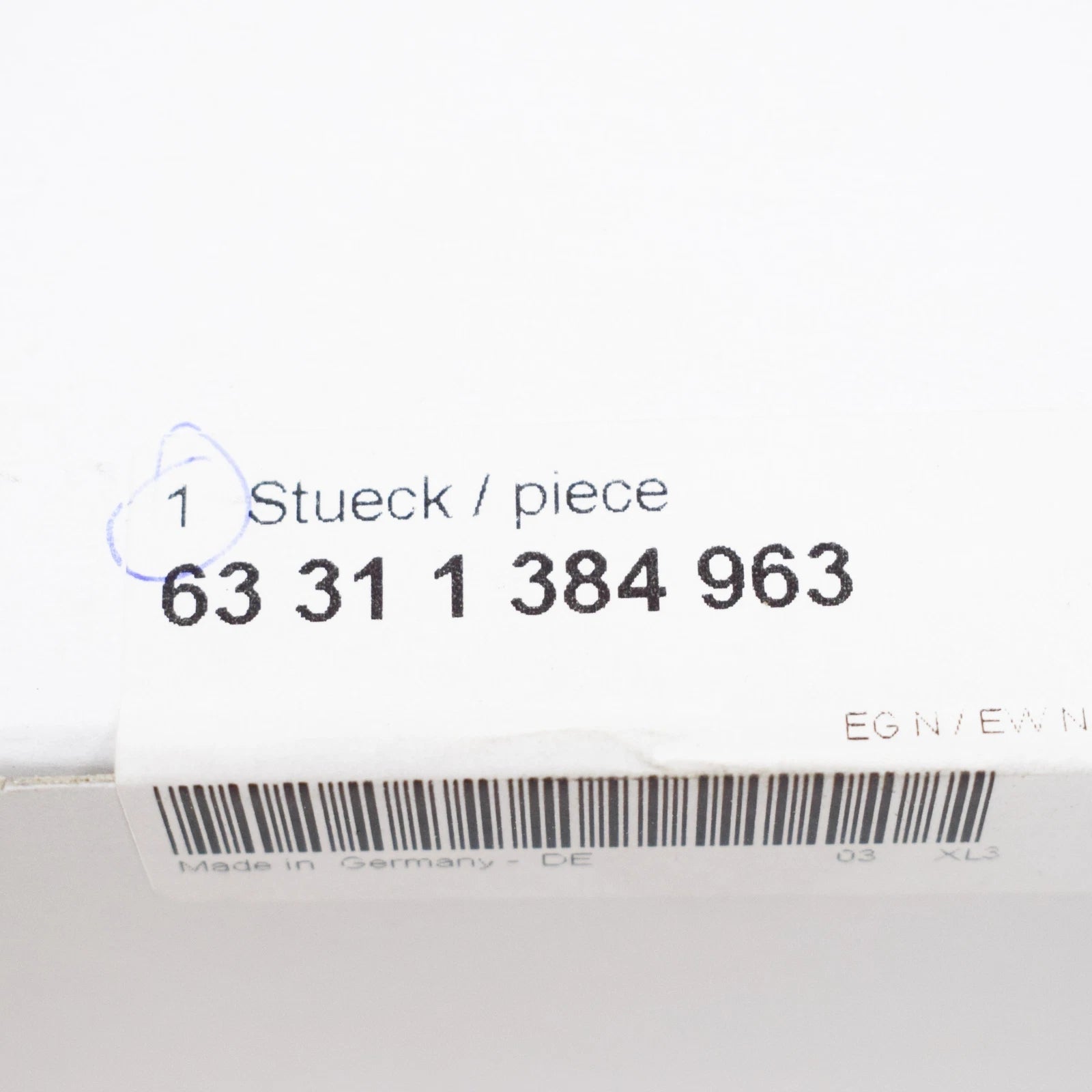 NEW BMW 5 E34 FRONT INTERIOR READING LIGHT 63311384963 1384963 ORIGINAL