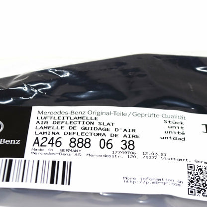 NEW MERCEDES-BENZ B W246 FRONT BUMPER AIR INLET PLATE A2468880638 ORIGINAL
