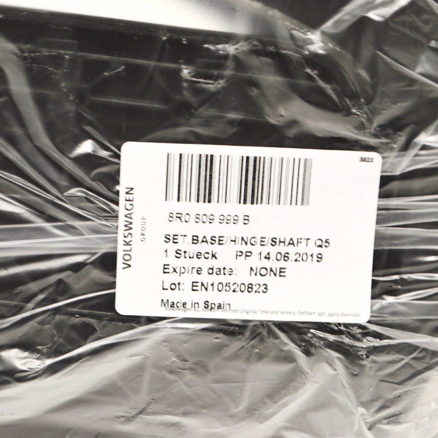 NEW AUDI Q5 8R FUEL FILLER CAP COVER INSERT HINGE 8R0809999B ORIGINAL