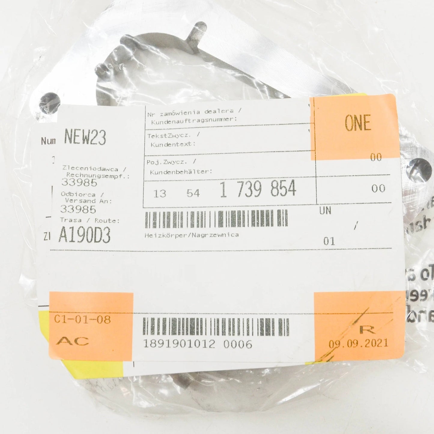 NEW BMW 3 E36 HEATER RADIATOR 13541739854 1739854 ORIGINAL