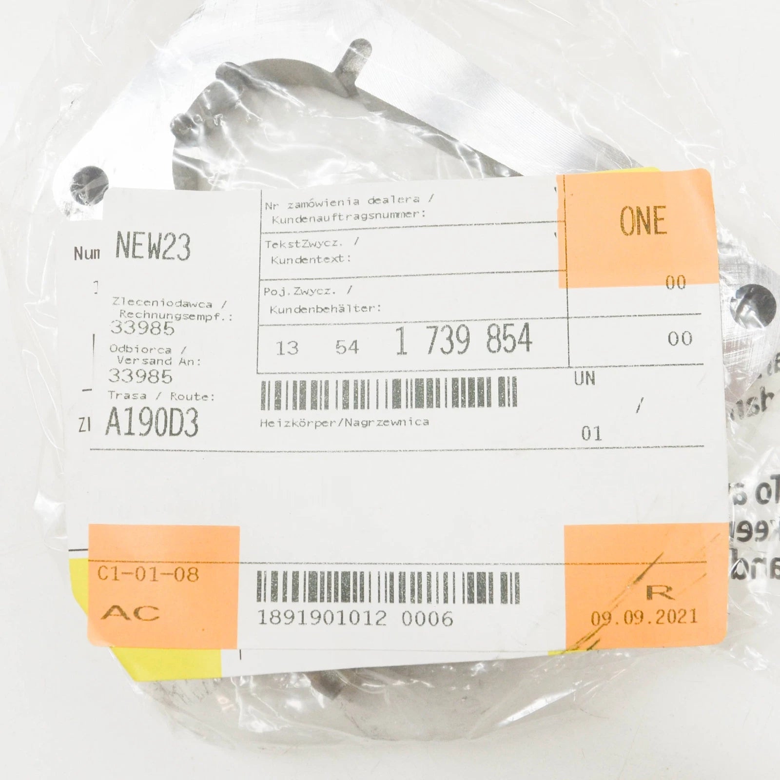 NEW BMW 3 E36 HEATER RADIATOR 13541739854 1739854 ORIGINAL