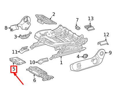 NEW MERCEDES-BENZ GLB X247 FRONT LEFT SEAT CONTROL UNIT A2479003814 ORIGINAL