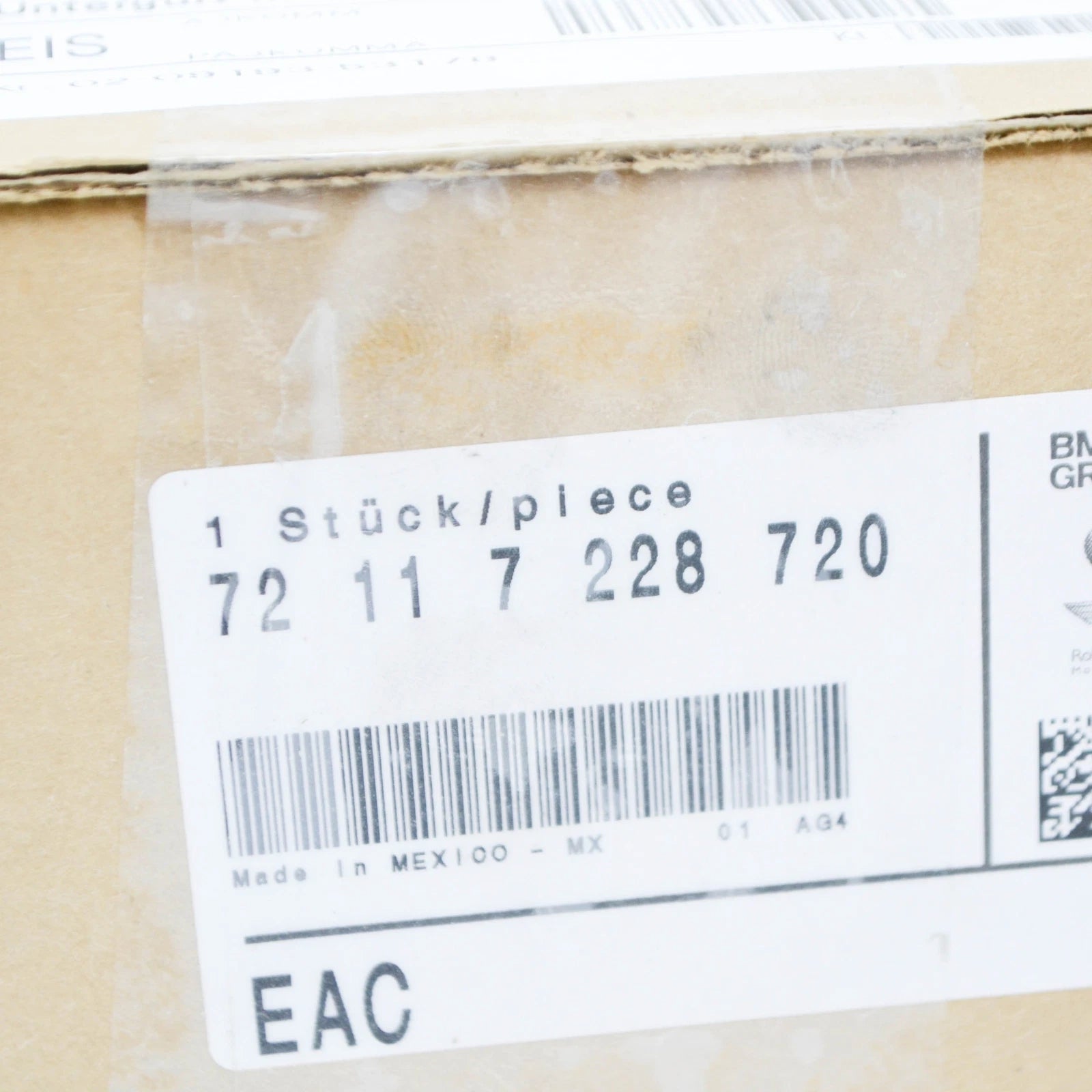 NEW BMW X6 E71 REAR CENTER LOWER SEAT BELT 7228720 72117228720 ORIGINAL