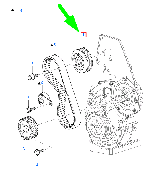new ford transit connect mk1 camshaft drive gear 1113172 xs4q-6a256-ac original