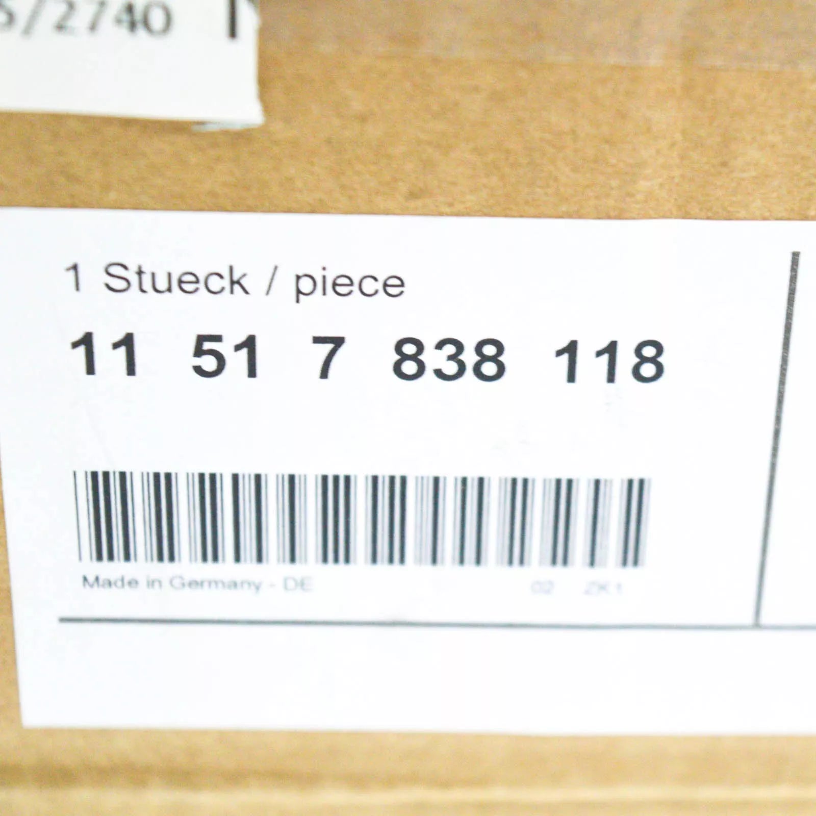 NEW BMW M3 E46 WATER PUMP 11517838118 7838118 ORIGINAL