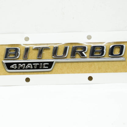 NEW MERCEDES-BENZ C W205 FRONT RIGHT FENDER EMBLEM BADGE A2058172501 ORIGINAL