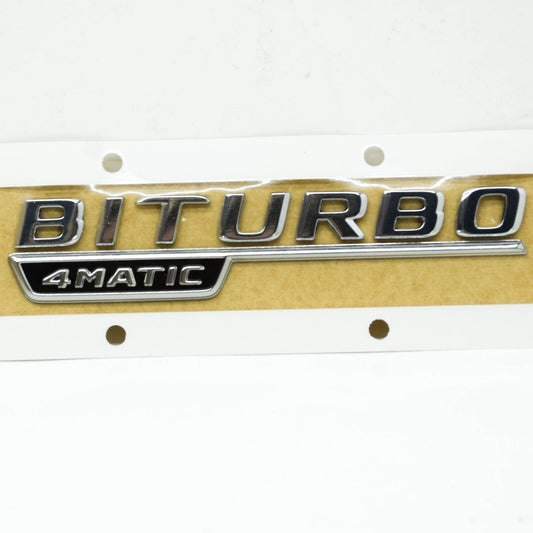 NEW MERCEDES-BENZ C W205 FRONT RIGHT FENDER EMBLEM BADGE A2058172501 ORIGINAL