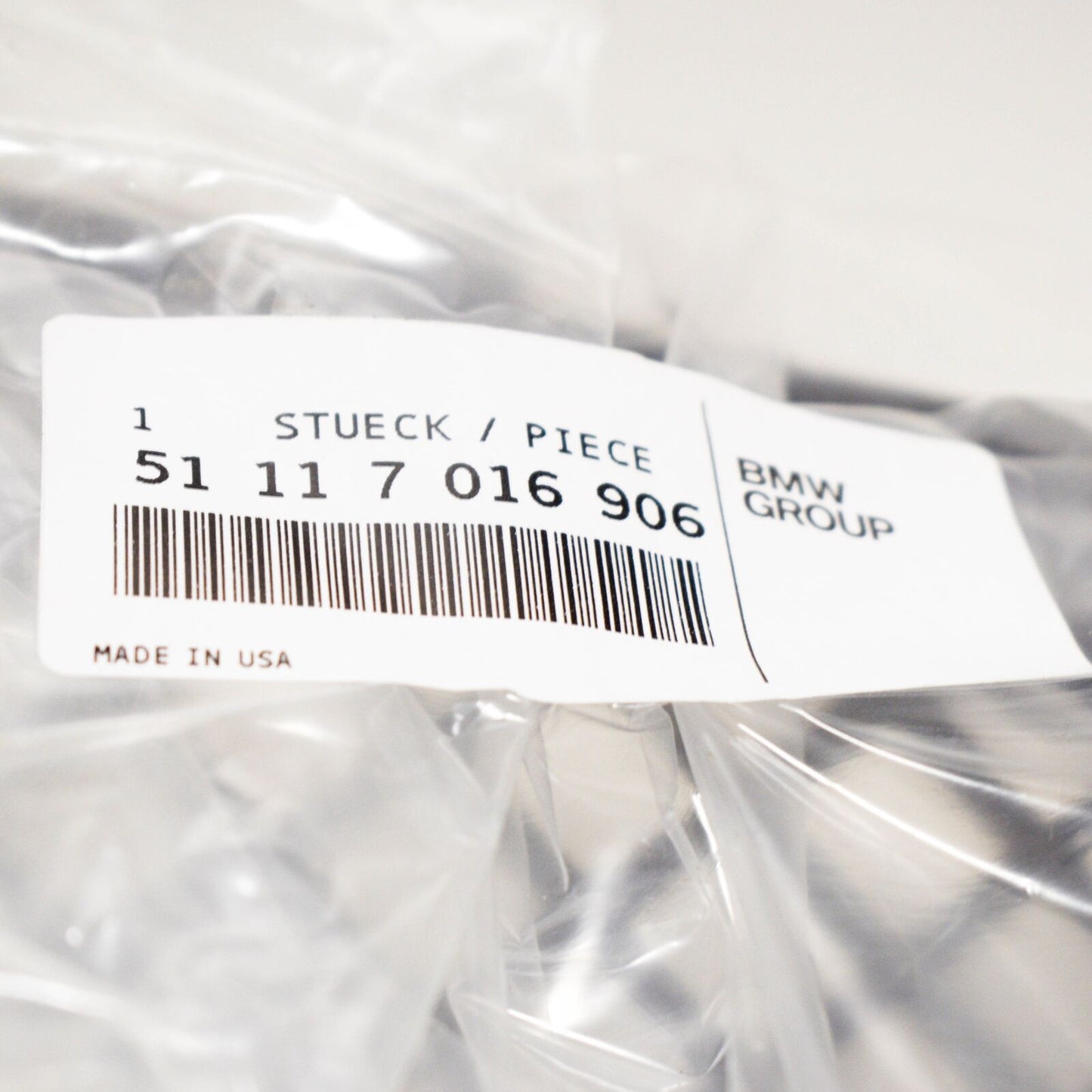 new bmw z3 e36 front bumper lower center grill black 51117016906 original