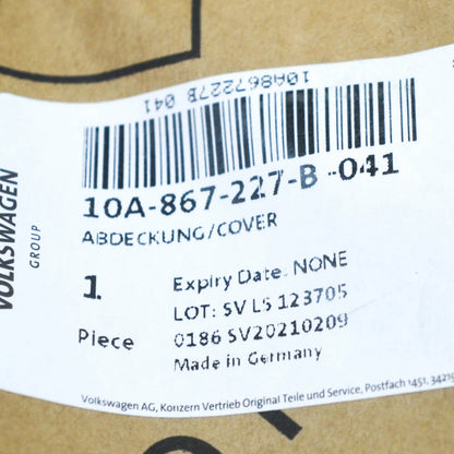 NEW VOLKSWAGEN ID.3 E11 REAR LEFT DOOR COVER 10A867227B041