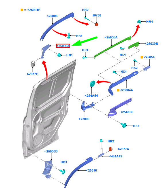 new ford tourneo connect mk2 left sliding door roller assy 1887634 original