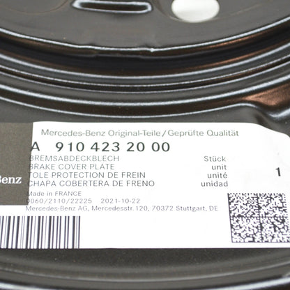 NEW MB SPRINTER W910 REAR BRAKE DISC COVER PLATE A9104232000 ORIGINAL